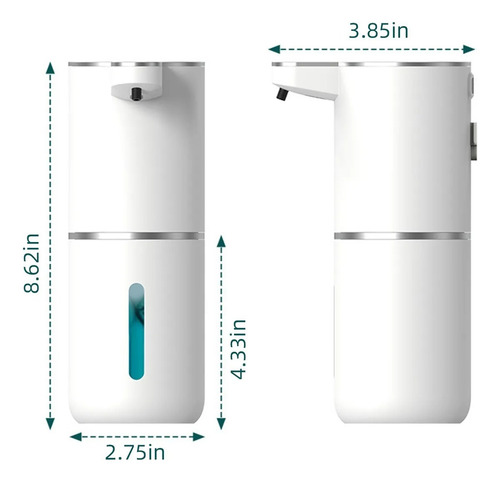 Dosificador Automático De Jabón Con Sensor De Carga 380ml