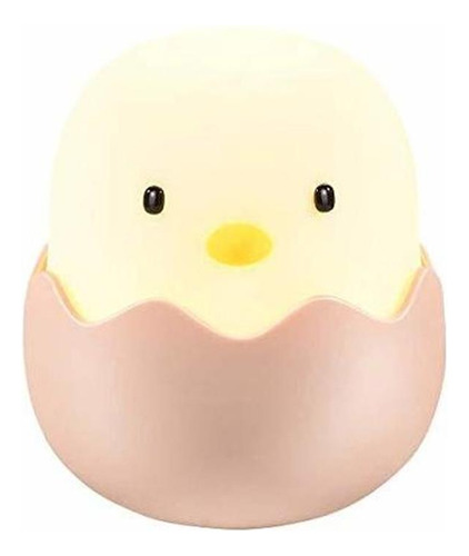 Apuppy Cute Creative Egg Luz Nocturna De Shell, Recargables