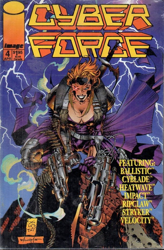 Revista Cyber Force 4 Image Comics En Ingles