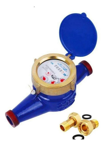 Medidor Agua Remarcador 1/2 Conexión 15mm - Envío Gratis