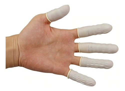 Guantes Para Dedales De Latex De Goma 5 Piezas