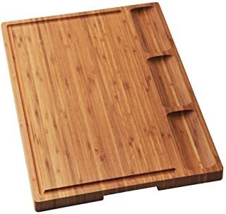 Tabla De Cortar Para Cocina, Bandeja De Madera Extra Grande 