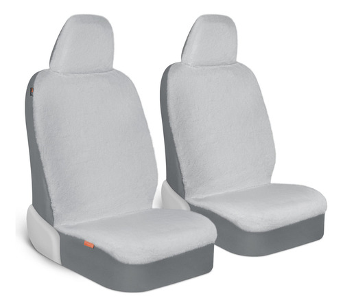 Carbella Fundas De Asiento De Coche De Oveja Gris, Paquete D