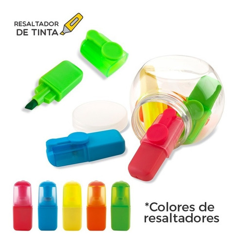 Set Mini Resaltador De Tinta