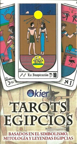 Tarots Egipcios - 1 Pequeño Instructivo + 78 Cartas - Kier