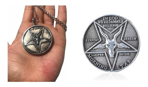 Collar Lucifer Morningstar + Moneda Lucifer Pentecostal 