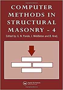 Computer Methods In Structural Masonry  4 Fourth Internation