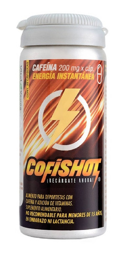 Cofishot, Energizante En Base A Cafeína Sku 8509