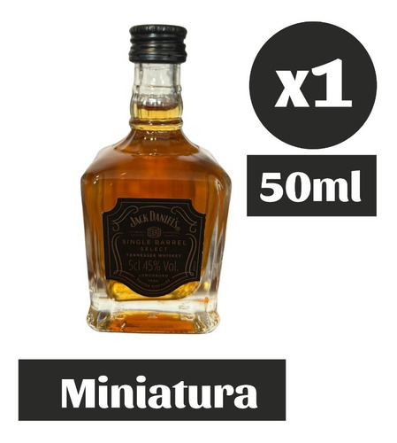 Imagen 2 de 6 de Box Miniaturas 50cc Whisky Jack Daniels Regalo Dia Del Padre