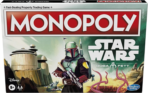 Monopoly Star Wars Edición Boba Fett Juego De Mesa Original