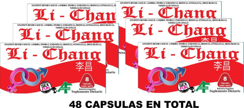 Li Chang X 48 Capsulas - Vigorizante Masculino.