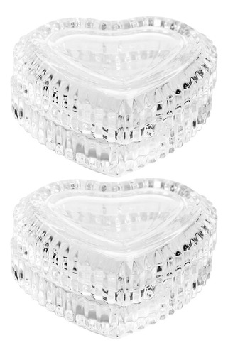 Collar Treasure Organizer, Tarro De Cristal, 2 Unidades