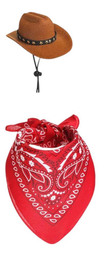 De Ganso, Ropa De Cañón Bufanda Roja De Sombrero Marrón