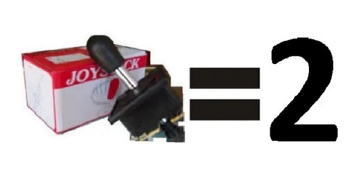 Imagen 1 de 4 de Juego De Palancas Joystick Negro Envió Gratis