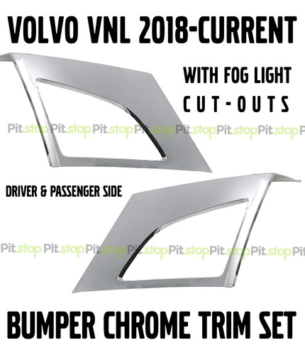 Nuevo Volvo Vnl Esquina Protector Cromo Trim Molde Luz