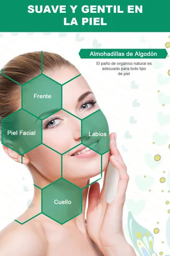 18 Almohadillas Desmaquillantes De Limpieza Facial