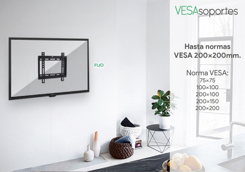 Imagen 3 de 9 de Soporte Led Tv Smart Fijo 42 43 40 39 32 Economico