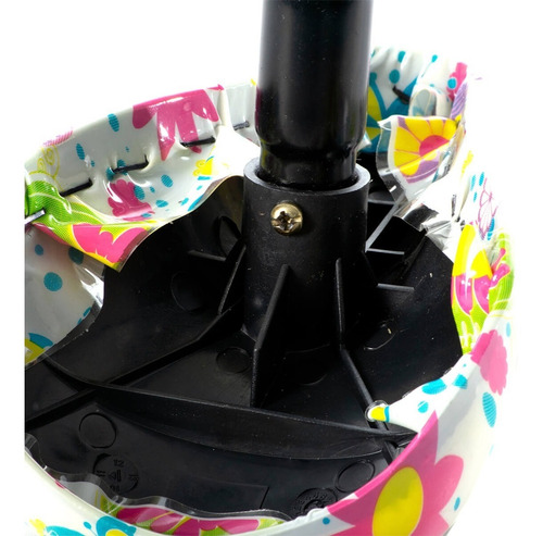 Imagen 5 de 8 de Asiento Para Bicicleta Infantil Rodada 12 Street Flower