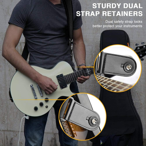 Correas De Guitarra De Lekato Para El Bajo De La Guitarra El