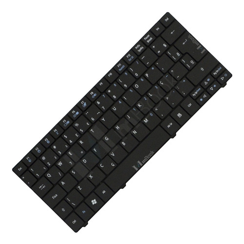 Teclado Para Acer Aspire One 751 722 Zh7 Za3 Cor Conforme Imagens Do Anúncio Idioma