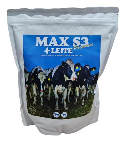 Max S3 Premium + Leite - Núcleo Mineral Bovinos De Leite