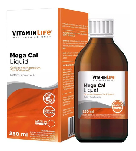 Vitaminlife Megacal Liquid 250ml
