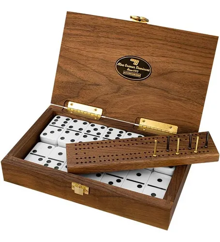 comprar Set De Dominó Clásico Cabin Club De Alex Cramer Con Nogal Ne