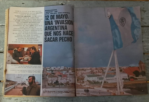 Gente Junio 73 Monzon Favio Malvinas Borges Raota (Usado)
