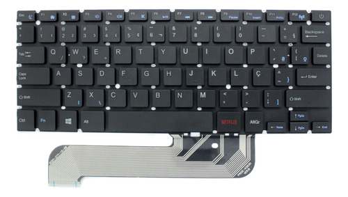 Teclado Para Multilaser Legacy Pc310 Pc319 Wifi No F12