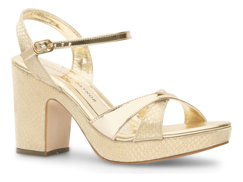 Sandalia Marijo Color Oro D08710174610
