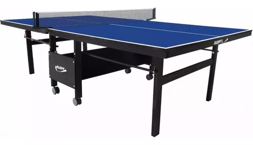 Mesa de ping pong Klopf 1084 fabricada em MDF cor azul