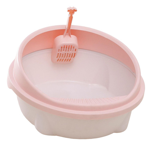 Caja De Arena Para Gatos, Fácil De Limpiar, Sin Olor, Rosa