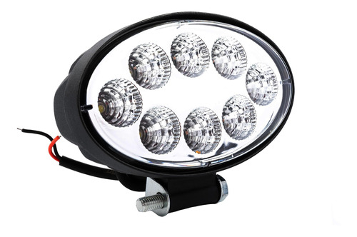 Faro Led Ovalado Universal 8 Led 24w Tractor Agro Lux Led