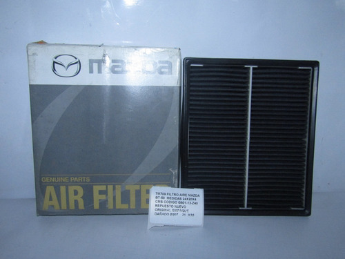 Filtro Aire Mazda Bt-50 Medidas 24x20x4 Cms Cod G601-13-z40