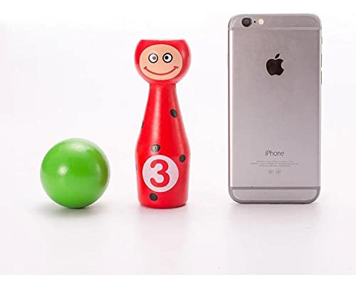 Juego De Boliche Didáctico De Madera Para Bebés De 1 Año