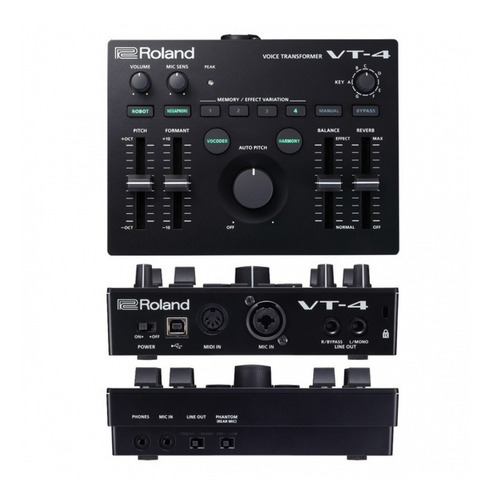 Procesador De Voz Roland Vt4 Voces Transformador Efectos
