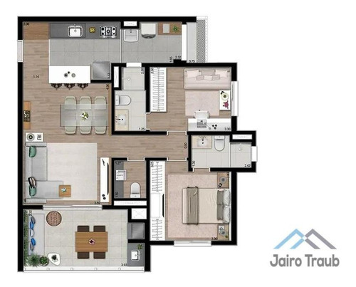 Apartamento Com 2 Dormitório(s) Localizado(a) No Bairro Vila Mariana Em São Paulo / São Paulo - 4120:908023