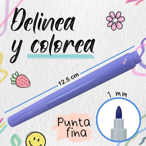 Imagen 3 de 10 de Set 8 Plumones Marcadores Textiles Para Tejidos Kik12071