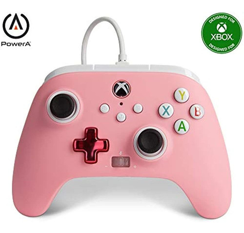 Powera Controlador Con Cable Mejorado Para Xbox - Rosa, Game