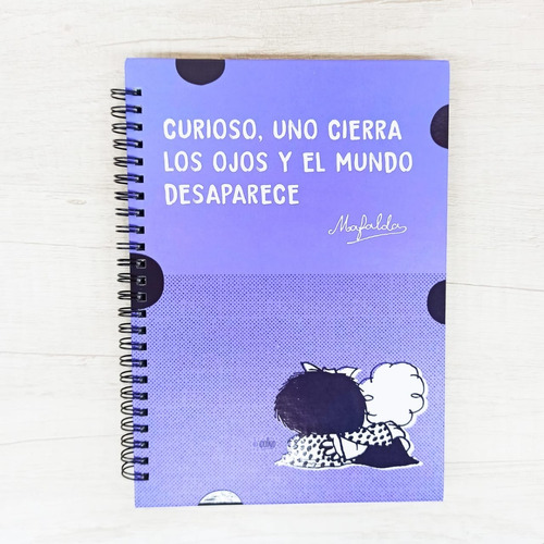 Imagen 1 de 2 de Cuaderno Agenda Mafalda A5 Ideal Regalo !! 16302