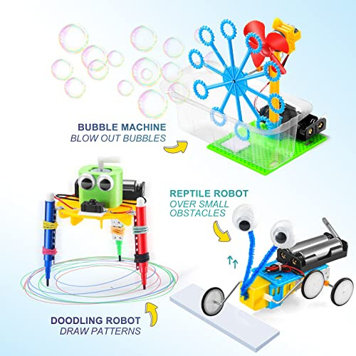 Juguete Ciencias Robotica Wesayee 6 Proyectos -azul