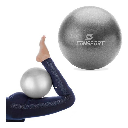 Overball Softgym Bola Para Pilates / Pilates / Fisioterapia Cor Prateado