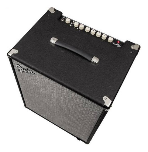 Imagen 3 de 4 de Amplificador Fender Rumble Series 500 Transistor para bajo de 500W color negro/plata 220V