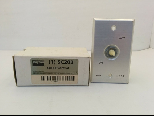 Dayton 5c203 Variable Speed Fan Controller, 115vac L Ccs