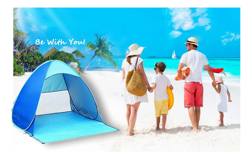 Carpa Playa Reforzada Automatica Grande Autoarmable Camping