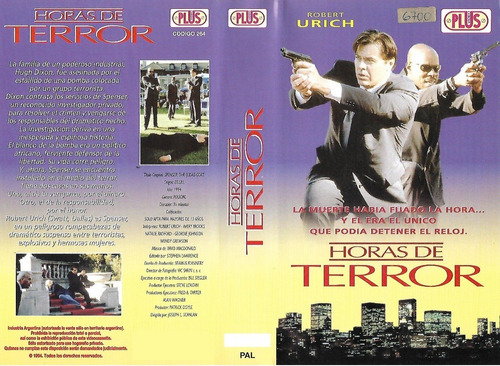 Horas De Terror Vhs Robert Urich Spenser: The Judas Goat