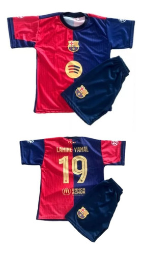 Kit Conjunto Infantil De Time Barcelona Do 02 Ao 14 Barcelona 12
