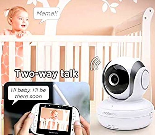 Imagen 4 de 4 de Camara Monitor Bebe De Audio Y Vídeo Motorola Mbp365-2 Digi