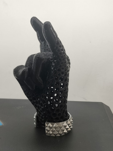 Imagem 2 de 5 de Símbolo Do Rock 20cm Altura M Impressão 3d