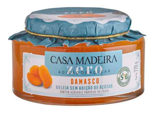 Geléia Zero Açúcar 220gr - Casa Madeira